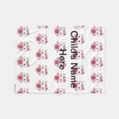 Personalisierte kleine fleecedecke (Vorderseite (Horizontal))