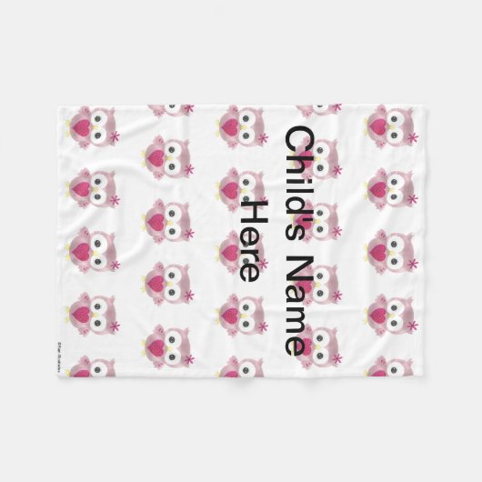 Personalisierte kleine fleecedecke (Vorderseite (Horizontal))