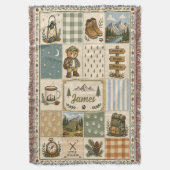 Personalisierte kleine Forscher-Webdecke Decke (Vorderseite Vertikal)