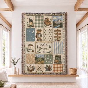 Personalisierte kleine Forscher-Webdecke Decke