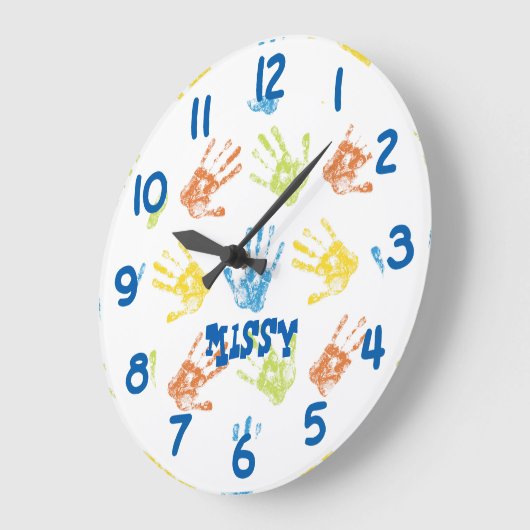 Personalisierte Kleine Hängeschuppe Große Wanduhr (Winkel)