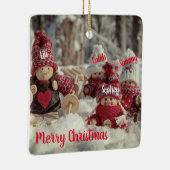 Personalisierte kleine Helfer Keramikornament (Rechts)