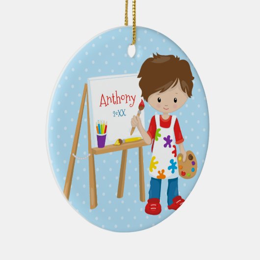 Personalisierte kleine keramikornament (Rechts)