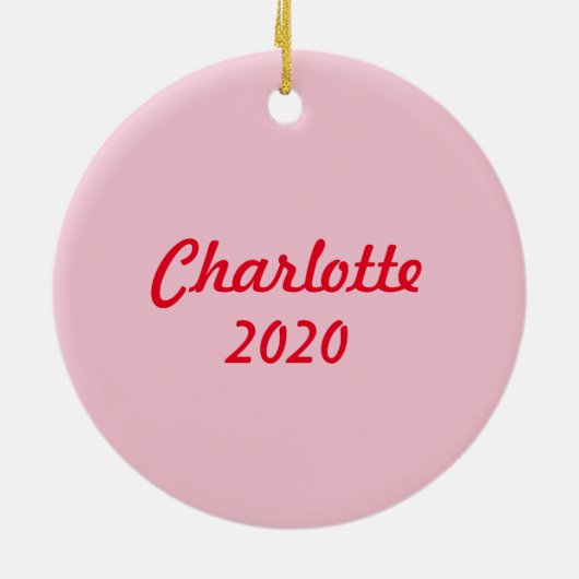 Personalisierte kleine Liebe Bug Ladybug Tree Keramik Ornament (Hinten)