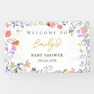 Personalisierte Kleine Liebeskäfer-Baby-Party Banner