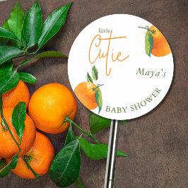 Personalisierte Kleine Süsse Kinderdusche Runder Aufkleber