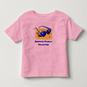 Personalisierte Kleinkind-Familien-Ferien-T - Kleinkind T-shirt