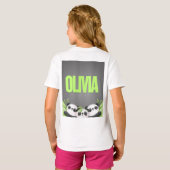 Personalisierte Kleinkinderkleidung - Individuelle T-Shirt (Schwarz voll)