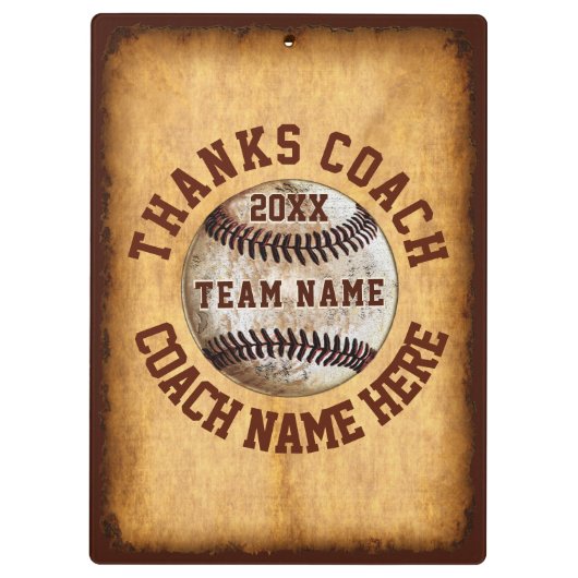 Personalisierte Klemmbrett (Rückseite)