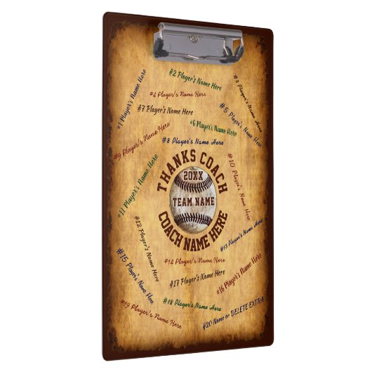 Personalisierte Klemmbrett (Rechts)