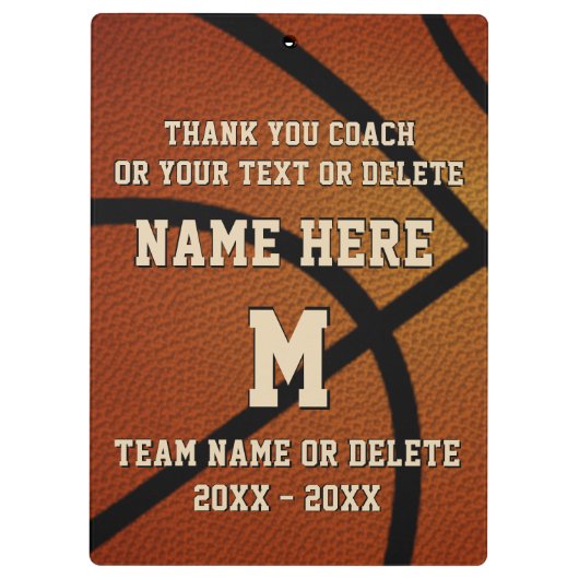 Personalisierte Klemmbrett (Rückseite)