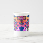 Personalisierte Knochen-China Tasse boho mandala (Vorderseite)