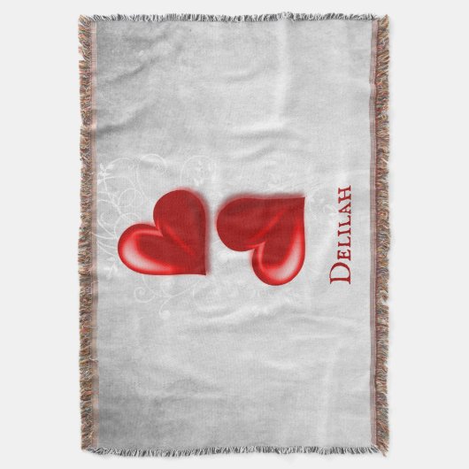 Personalisierte Knochendecke Decke (Vorderseite Vertikal)