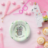 Personalisierte Koala Bear Themed Baby Dusche Pappteller (Party)