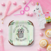 Personalisierte Koala Bear Themed Baby Dusche Pappteller (Party)