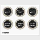 Personalisierte Koch-Geschenketiketten Sticker (Blatt)