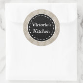Personalisierte Koch-Geschenketiketten Sticker (Tasche)