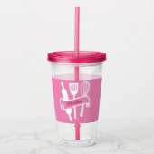 Personalisierte Kochkunst Acryltrinkbecher (Vorderseite)