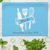 Personalisierte Kochkunst Geschirrtuch (Gefaltet)