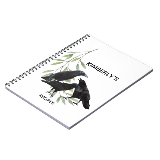 Personalisierte Kochrezepte Notebook Notizblock (Linke Seite)