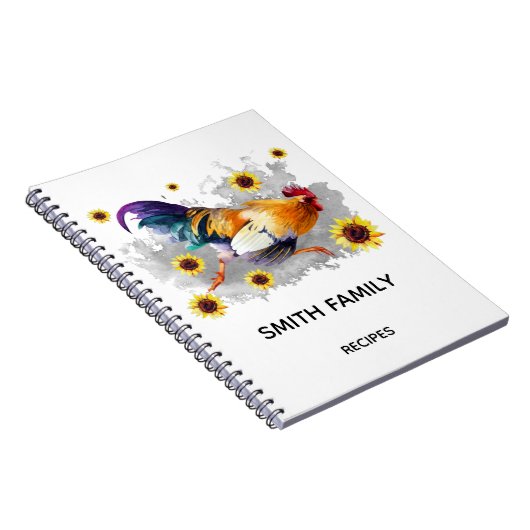 Personalisierte Kochrezepte Notebook Notizblock (Rechte Seite)