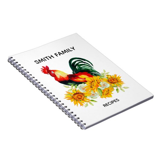 Personalisierte Kochrezepte Notebook Notizblock (Rechte Seite)