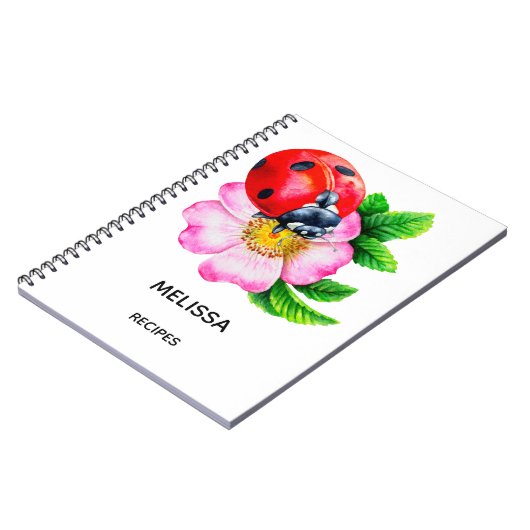 Personalisierte Kochrezepte Notebook Notizblock (Linke Seite)