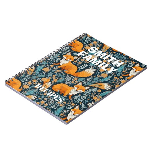 Personalisierte Kochrezepte Notizblock (Linke Seite)