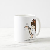 Personalisierte koffeinierte und geimpfte Kaffee-T Kaffeetasse (VorderseiteRechts)