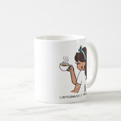 Personalisierte koffeinierte und geimpfte Kaffee-T Kaffeetasse (VorderseiteRechts)