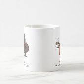 Personalisierte koffeinierte und geimpfte Kaffee-T Kaffeetasse (Mittel)