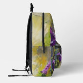 Personalisierte Kolibri-Schultasche, Natur Bedruckter Rucksack (Links)