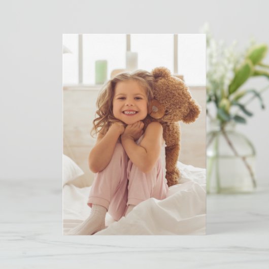 Personalisierte Kommunion Dankeschön Karten (Stehend Vorderseite)