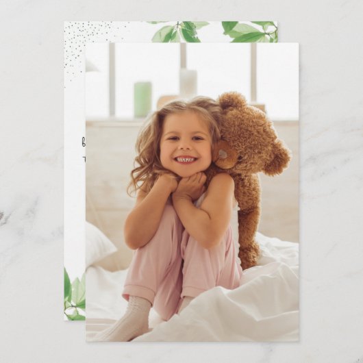 Personalisierte Kommunion Dankeschön Karten (Vorne/Hinten)