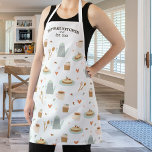 Personalisierte Konditorei, Kaffeemuster, kundensp Schürze<br><div class="desc">Eine niedliche Schürze mit einem Kaffee- und Gebäckmuster. Personalisieren Sie das Programm mit 2 Zeilen benutzerdefiniertem Text. Ideal für alle,  die Kaffee,  Gebäck,  Gebäck und vieles mehr Lieben.</div>