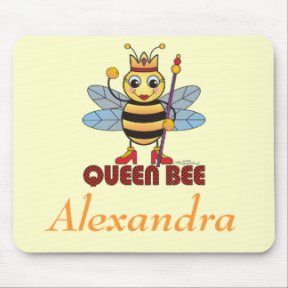 Personalisierte "Königin-Bienen-" Mausunterlage Mousepad