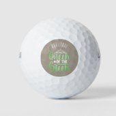 Personalisierte Königin der Grünen Golfball (Vorderseite)