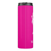 Personalisierte Königin Mit Krone Thermosbecher (Rückseite)