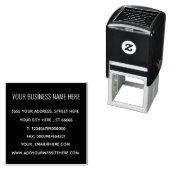 Personalisierte Kontaktinformationen für Unternehm Permastempel (Beispiel)