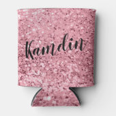 Personalisierte Koozie Can Holding Rose Gold Glitz Dosenkühler (Vorderseite)