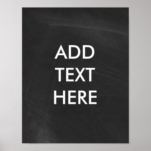 Personalisierte Kopfplatte Poster (Vorne)