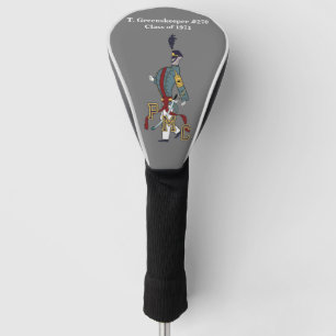 * PERSONALISIERTE Kopfstütze mit/mit Knöchel Golf Headcover