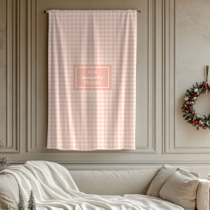 Personalisierte Korallen-Decke Chic Geschenk für S Fleecedecke