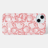 Personalisierte Korallenschalen Case-Mate iPhone Hülle (Rückseite (Horizontal))