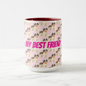 Personalisierte Körperpflege Hund Moderne Kollekti Tasse (Zentrum)