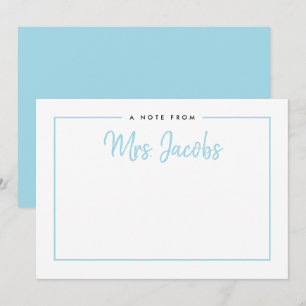 Personalisierte Korrespondenz mit individuellen Fa Feiertagskarte