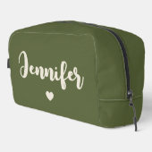 Personalisierte Kosmetiktasche als Geschenk für Fr Waschbeutel (Rechte Ecke)