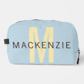 Personalisierte Kosmetiktasche mit Monogramm als G Waschbeutel (Vorderseite)