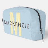 Personalisierte Kosmetiktasche mit Monogramm als G Waschbeutel (Rechte Ecke)