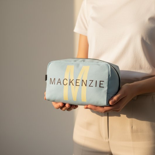 Personalisierte Kosmetiktasche mit Monogramm als G Waschbeutel